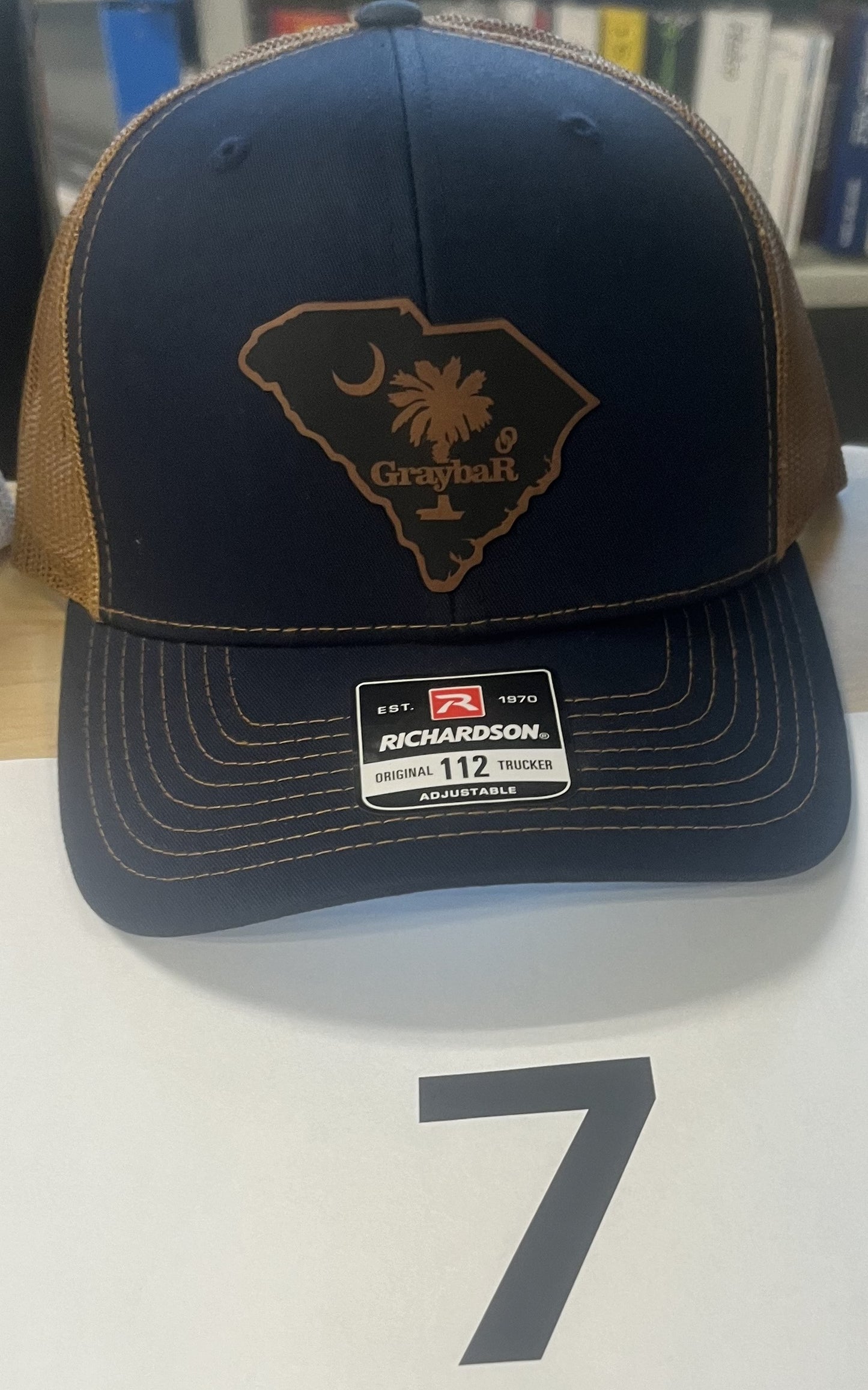 GrayBar Richardson Hat Navy/Caramel