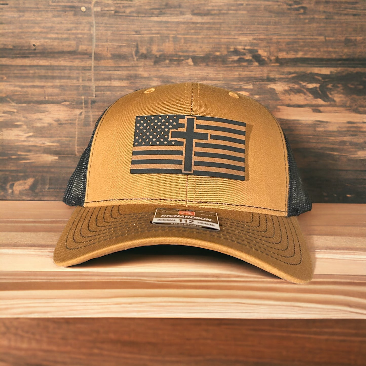 American Flag Cross Richardson Hat