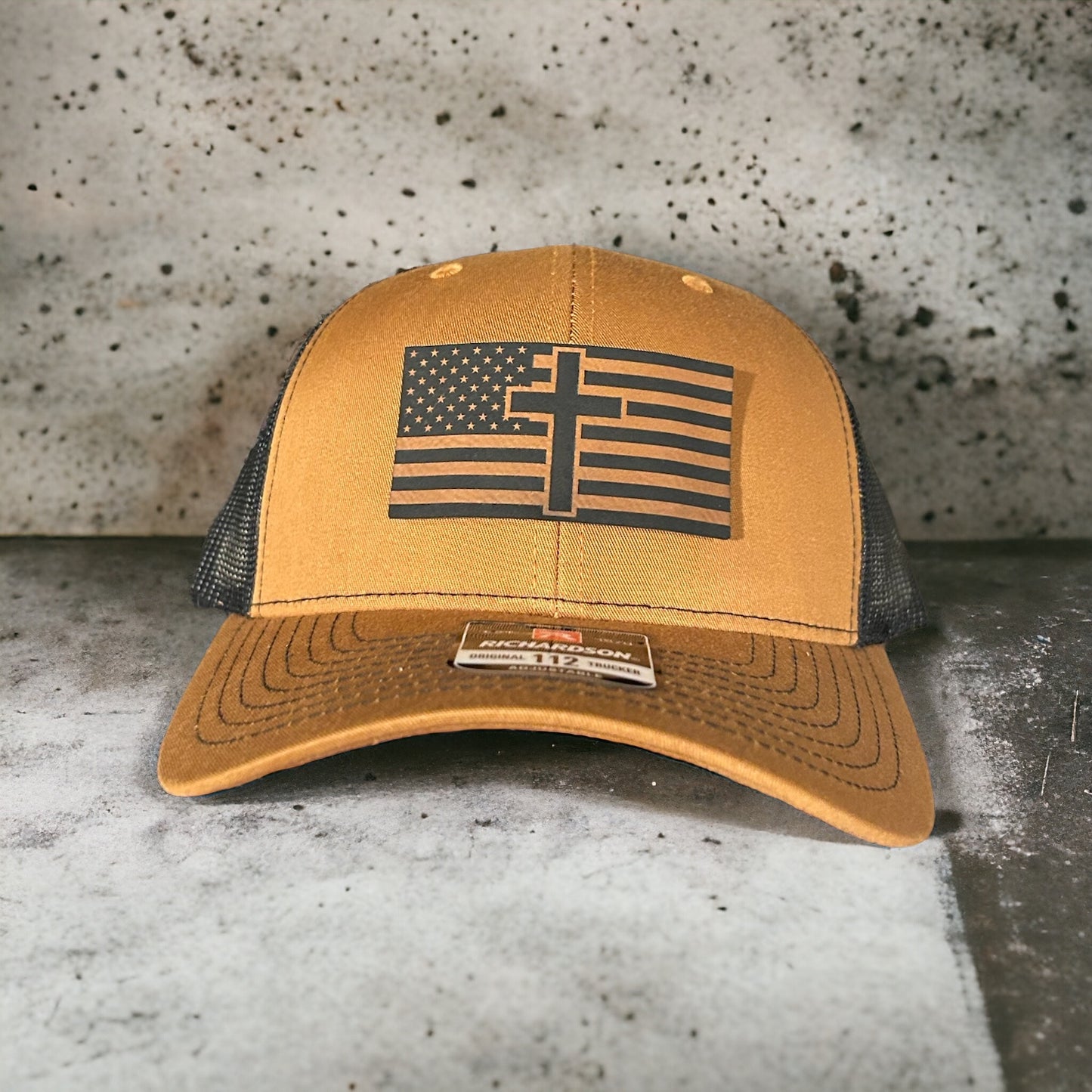 American Flag Cross Richardson Hat