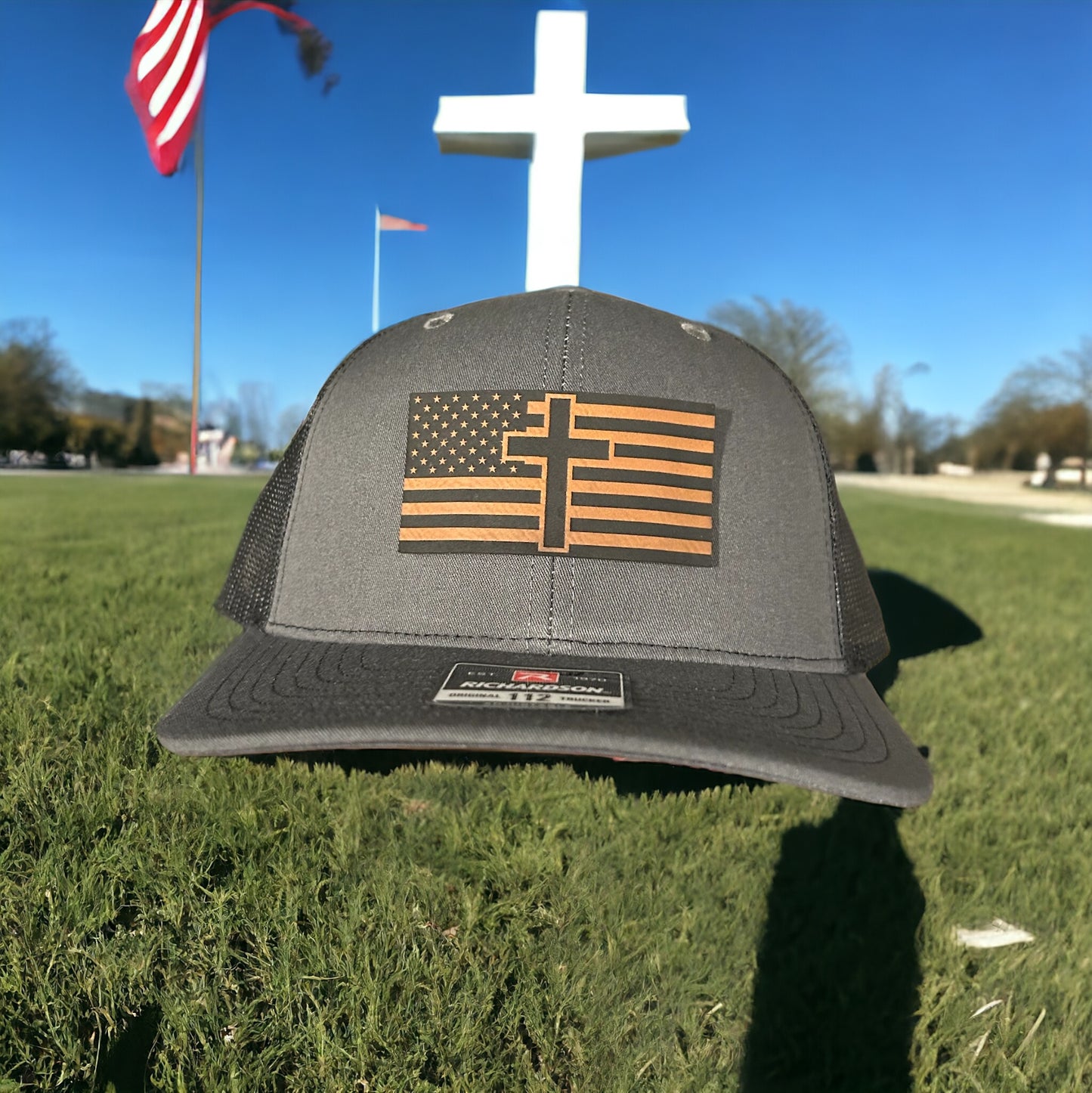 American Flag Cross Richardson Hat