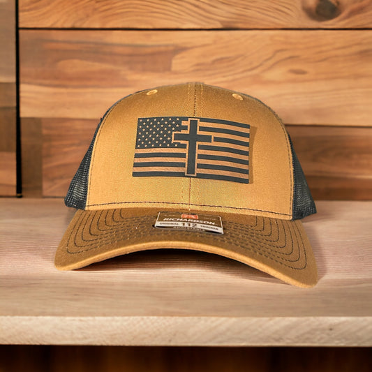 American Flag Cross Richardson Hat